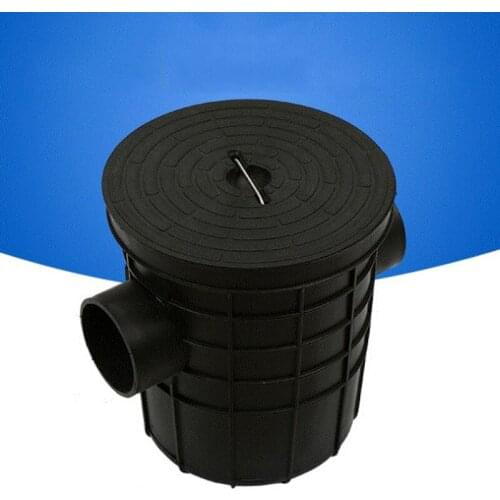 Water-sealed well underground oil water separator plastic grease trap underground grease interceptor hair collector drain
