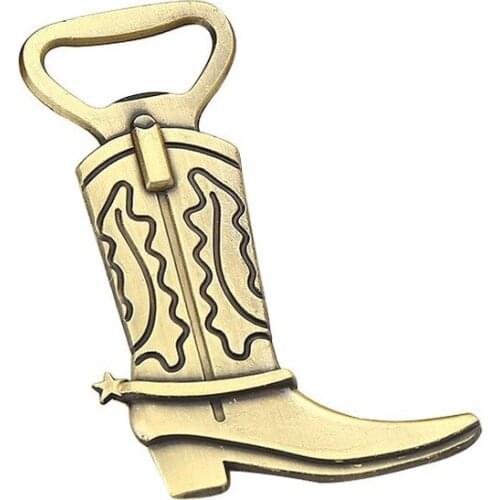 1 Pcs Vintage Retro Cowboy Boot Wine Beer Bottle Cap Opener for Wedding Party Favor Metal Bottle Openers Birthday Party Gifts