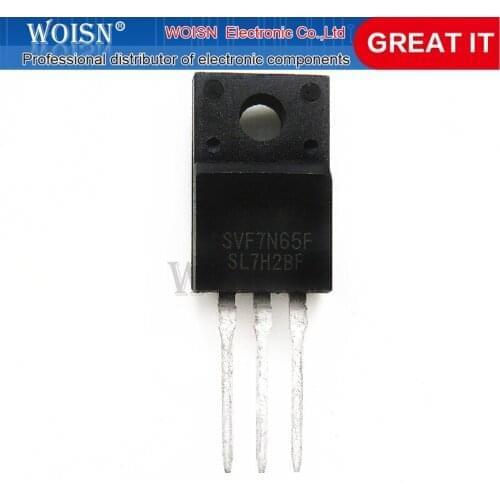 10PCS SVF7N65F 7N65 7A 650V TO-220 LCD MOSFET original authentic In Stock