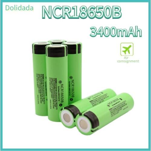 2021 New Original NCR18650B 3.7V 3400 mah 18650 Lithium Rechargeable Battery For Flashlight batteries
