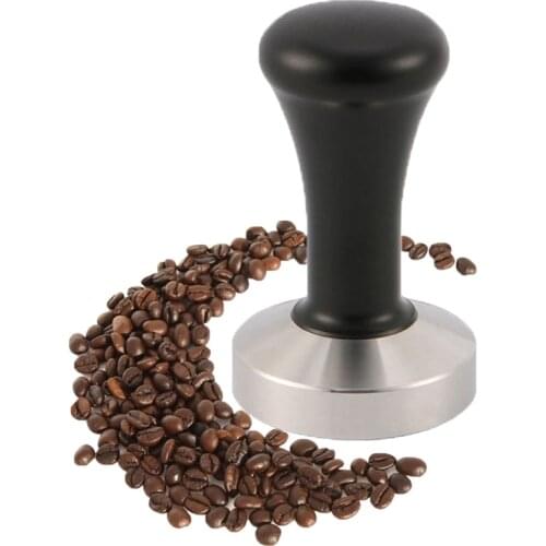 51mm Stainless Steel Coffee Tamper Base Aluminum Handle Coffee Press Powder Pressure Espresso Tamper Coffee Accessories