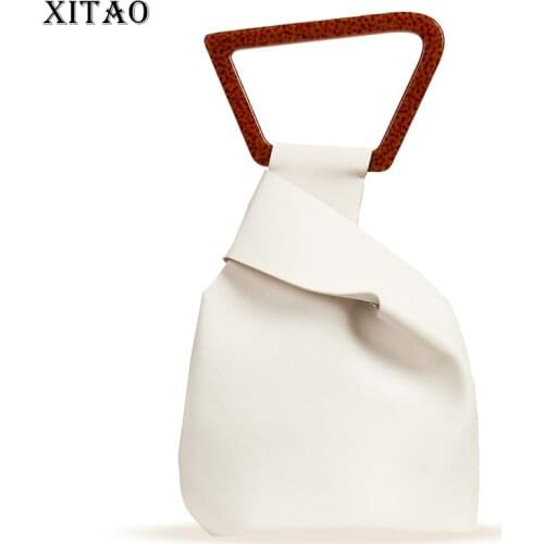 XITAO Irregularity In Europe and America Top Handle Bag Fashion New Women Patchwork Small Fresh Solid Color Loose Bag LDD1975