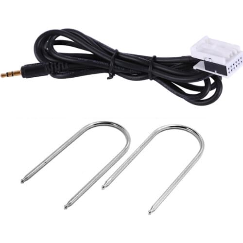 Biurlink Car Aux Cable 3.5MM MP3 Audio Adapter For Peugeot 307 308 408 407 507 Sega Triumph Citroen C5 C2 RD4