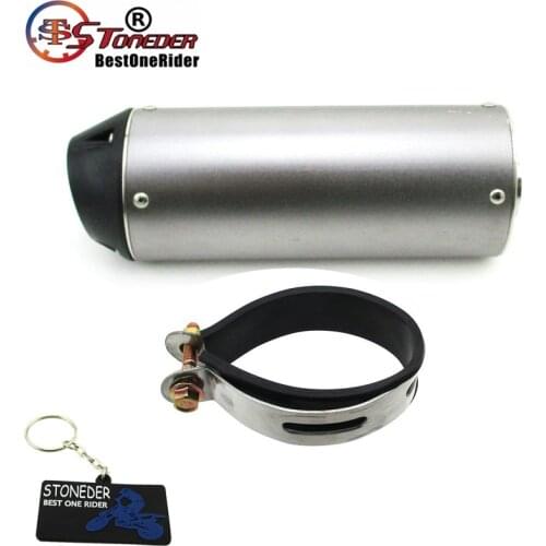 STONEDER 38mm Mute Silence Quiet Muffler For 125cc 140cc 150cc 160cc Pit Dirt Bike Motorcycle Motocross