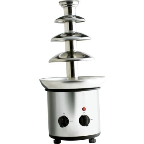 1.8kg Capacity Chocolate Fondue Fountain For Nacho Cheese BBQ Sauce Liqueurs