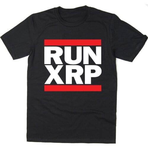 Runner Xrp - Ripple T-Shirt - Run Dmc Spoof - Cryptocurrency Bitcoin Btc Mining 2019 New Brand Men Cool O-Neck Tops on T-shirt