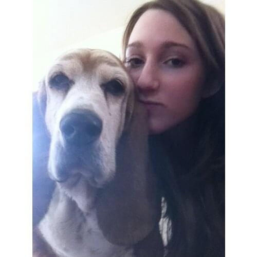 Artist custom portrait with dog painting # ORIGINAL art - TOP art oil painting-- 36 inches painting # free shipping cost