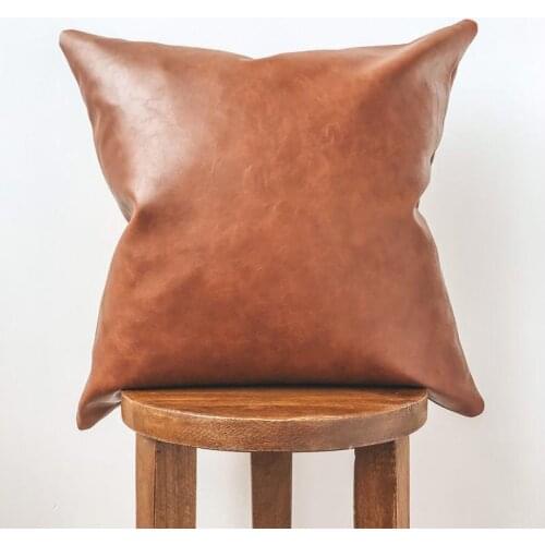 Nordic Cushion Cover 45*45 30*50 PU Pilow Case Decorative Sofa Cushions Leather Pillow Cover For Living Room Luxury Pillowcases