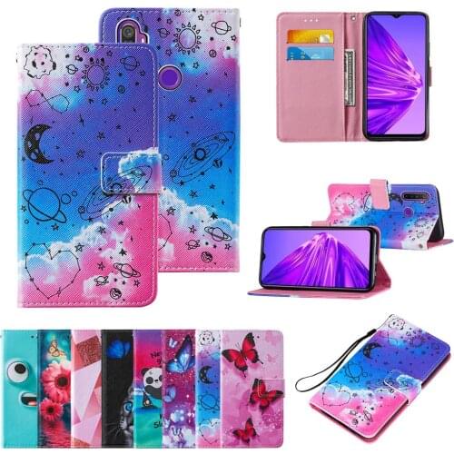 Light Cases For coque Samsung A30 Solar System sFor Samsung Galaxy capa A20 Cellular PU Leather Book Flip Phone Case Etui amsung