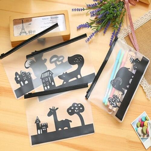 OWLHO Black Pencil Cases