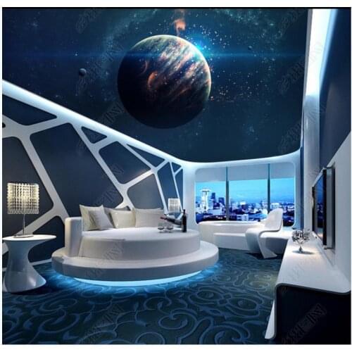 Custom photo wallpaper 3d ceiling wallpaper Starry sky, living room, bedroom ceiling, zenith mural wall papers home decor