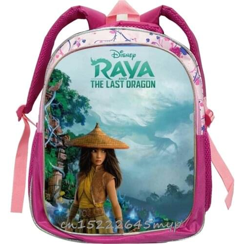 Boys Cartoon Backpacks Children School Bags Raya and The Last Dragon Kindergarten Backpack Bags birthday gift