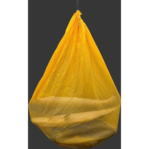 Mesh bag plastic nylon mesh bag net bag folding fishing fishing gear thickening small grid nets live fish nets bag bag