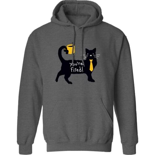 Cats Cute Hoody For Mens K-pop Casual Sweatshirt Vintage Hipster Standard Mans Clothing Tops 2020 New Arrival Tracksuits Homme