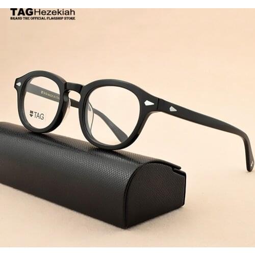 Vintage optical glasses frame men spectacle frames myopia eye glasses frames for men/women computer round glasses frame women