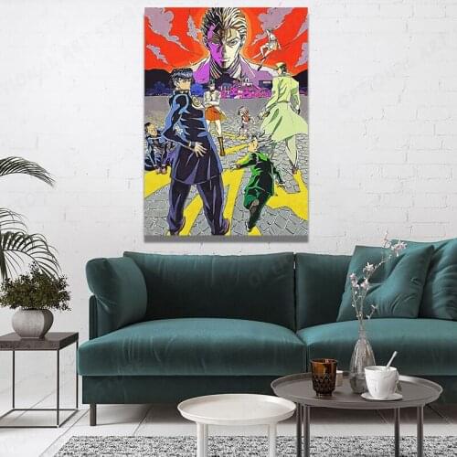 Japan Anime Action JoJo S Bizarre Adventure Hot Painting Posters and Prints Canvas Wall Art Picture Home Decoration No Frame