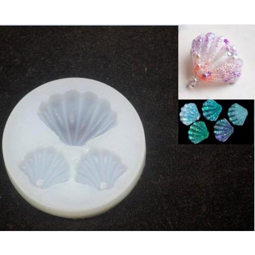 1pcs Japanese style shell shape Scrapbooking Silicone Mould DIY Resin Decorative Craft Jewelry Making Mold epoxy resin molds