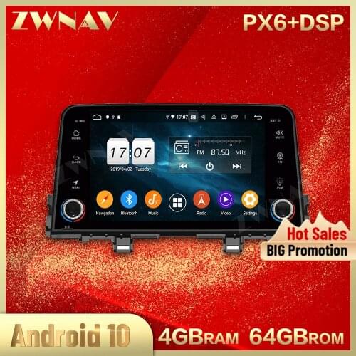 2 din Android 10.0 screen Car Multimedia player For KIA MORNING PICANTO 2016-2018 BT radio stereo GPS navi head unit auto stereo