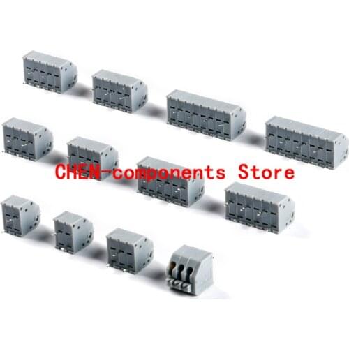 5pcs KF250-3.5-2/3/4/5/6/8P double row in-line 3.5mm pitch spring type PCB terminal