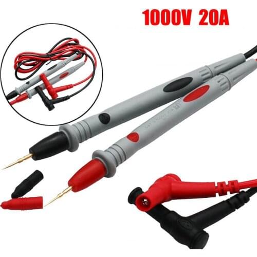 500 Pair Universal Probe Test Leads Pin for Multimeter Needle Tip Meter Cable 20A Multi Meter Tester Lead Probe Wire Pen