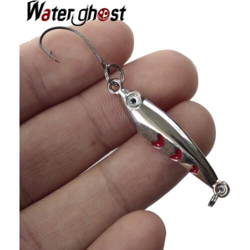 Mini Bait 3CM 4CM 2.5g 4.5g Spoon Metal Bait Spinnerbsit Min Fish Small Fish Single Hook Fishing Stream Carp Bait fishing