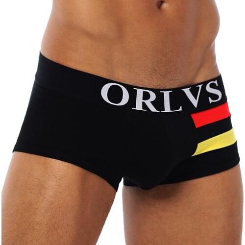 ORLVS Boxers Full Of Color Male Underpants Soft Comforable Fit An Elastic Band Of Personality Close-fitting Clothing Sport Short