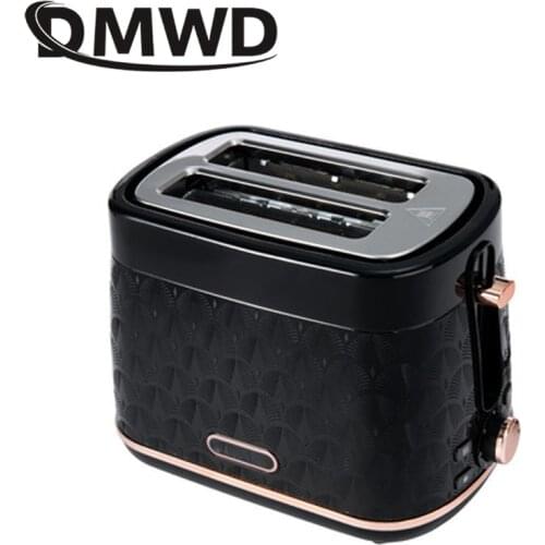 Household Mini Toaster Automatic Baking Bread Oven Sandwich Maker Heater Warmer Breakfast Machine 2 slices Slots Toast Grill EU