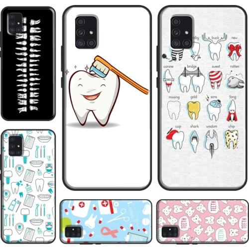 Dentist Dental Tooth Nurse Case For Samsung Galaxy A71 A51 A31 A21S A20e A11 M21 M31 A10 A30 S A40 A50 A70 Cover