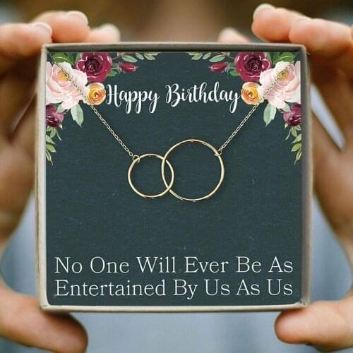 Aesthetic Chain Necklace for Women Men Friend Family Birthday Gift Clavicle Short Infinity Pendant Necklace Christmas Gifts