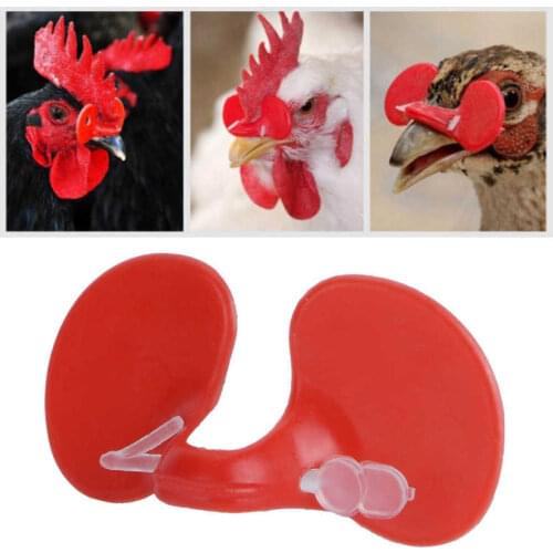 Hamster cage 500Pcs Chicken Blinders Spectacles Anti-Pecking Eye Glasses Tool for Poultry Necessary poultry farming