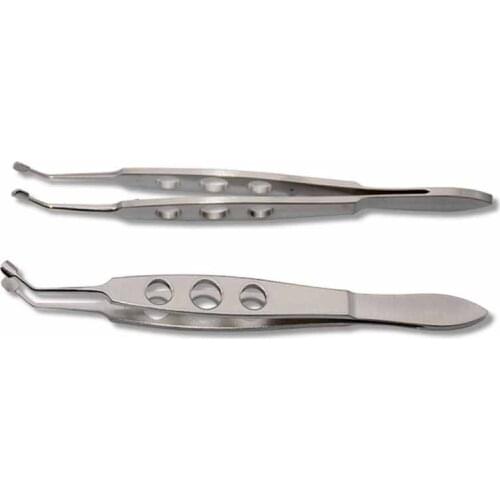 Beauty health Eyelid Ophthalmic Instruments Two Types Head 10.5CM Double Eyelid Fat Tarsal Gland Physiotherapy Massage Tweezers