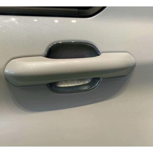 For Ford Explorer 2020 2021 Carbon ABS Chrome Car Door Handle Bowl Side Door Bowl Trim Sticker Exterior Car Styling Accessory