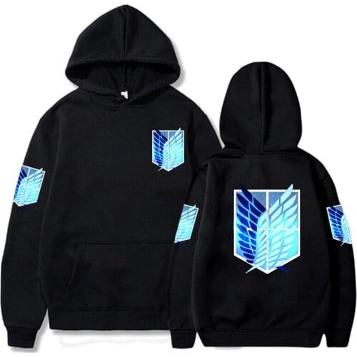 2021 New Fashion Attack on Titan Printed Men/women Hoodie Long Sleeve Sweatshirt