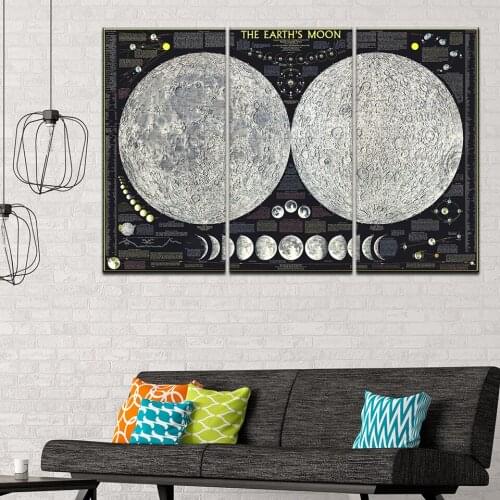 Space Planet Universe Cartoon Posters and Prints Art Canvas Painting Modern Home Decoration Wall Pictures Children Room Artwork
