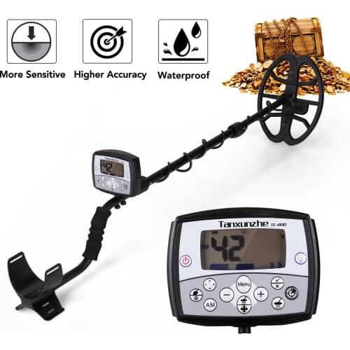 TC-800 Underground Metal Detector LCD Display Treasure Finder Handheld Portable Easy To Install High Sensitivity High Precisions