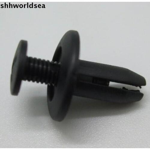 Shhworldsea 100pcs Free Shipping Nylon Black Front Fender Rocker Panel Push-Type Retainer For Prelude 90683 SA5 003 For Nissan