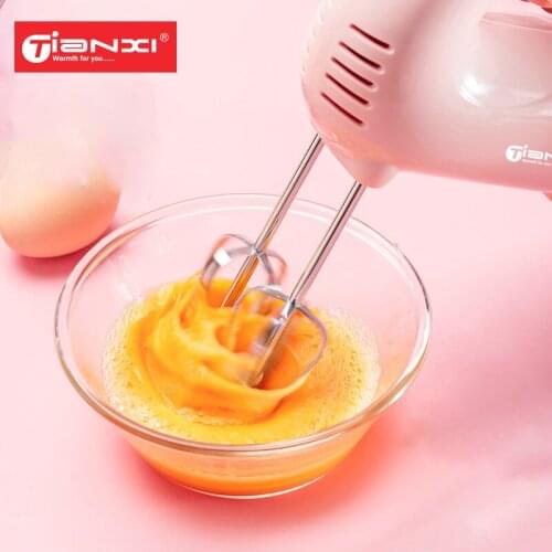 TIANXI Electric Eggbeater Multifunctional Handheld Egg Beater Milk Butter Whisk dough Mixer Rotary Kitchen Baking Accessori