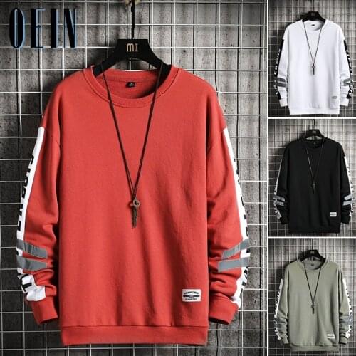 OEIN Fashion Brand Mens/Womens Hoodies 2021 Autumn Male Casual O Neck Sweatshirts Mens Solid Color Hoodies Sweatshirt New Tops