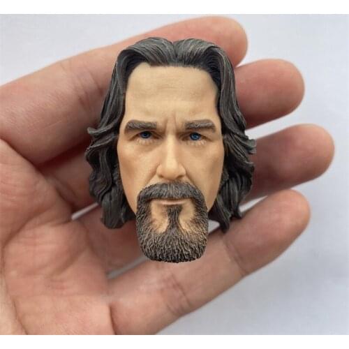 In Stock For Sale 1/6th The Cohen Brothers Murder Green Toe Male Head Sculpture For Usual 12inch Doll Action Figure