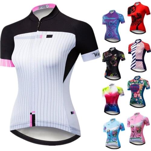 Weimostar Cycling Jersey 2021 Short Sleeve Women Cycling Shirt Breathable mtb Bike Jersey Bicycle Clothing Ropa Maillot Ciclismo