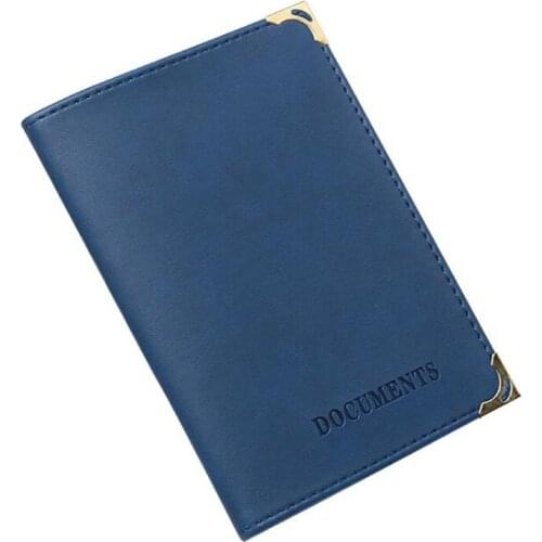 Vintage Auto Driver License Cover Unisex Formal Bag PU Leather Solid Cover For Car Driving Documents Card Credit Holder Case