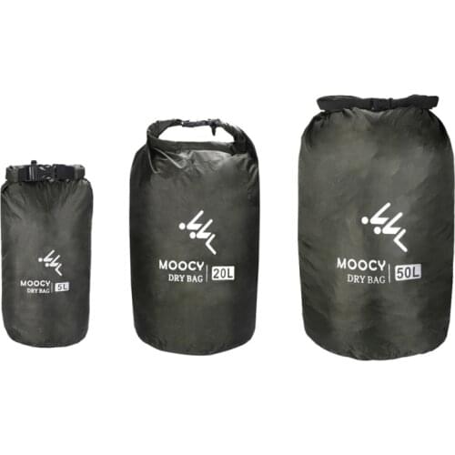 5L/20L/50L Waterproof Dry Bag Roll Top Sack Rafting Boating Swimming Organizer Beach Storage Bag Outdoor Drifting Bag
