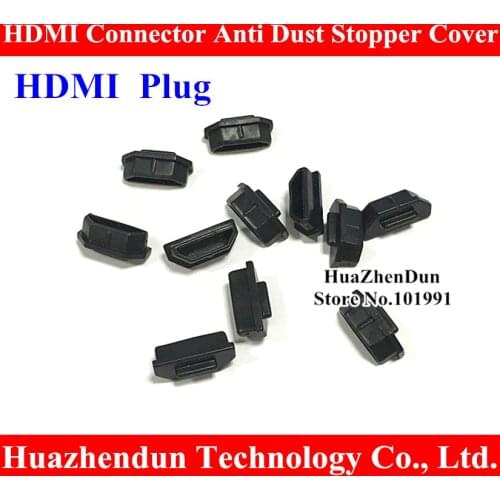 High Quality NEW Black HDMI Connector Anti Dust Stopper Cover for Laptop Desktop PC TV