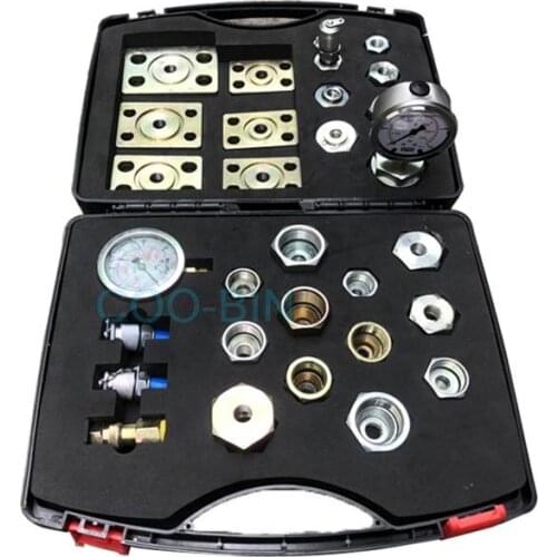 Excavator parts hydraulic pump maintenance pressure test table distribution valve walking line pressure measuring plug set