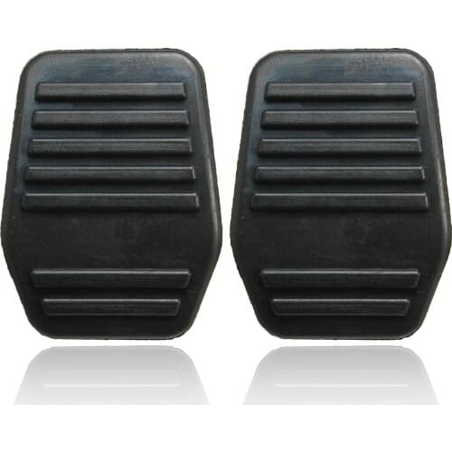 1Pair Auto Car Rubber Brake Clutch Black Skid-proof Pedal Cover Pads Covers For Ford Transit MK6 MK7 2000-2014 6789917