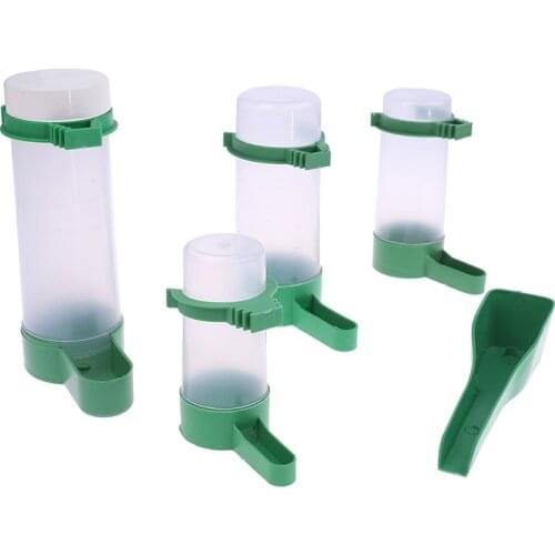 1Pcs Can store water Bird Feeder Food Water Feeding Automatic Drinker Parrot Pet Dispenser Cage Clip bird feeder