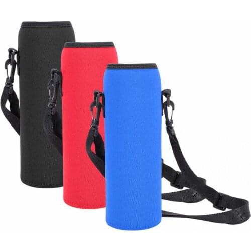 1L Sports Water Bottle Case Cycling Water Bottle Thermal Holder Bag Bike Water Bottle Scald-proof Case Cover Sleeve with Strap