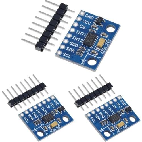 3PCS GY-291 ADXL345 3-Axis Digital Acceleration of Gravity Tilt Module with IIC SPI Transmission for Arduino