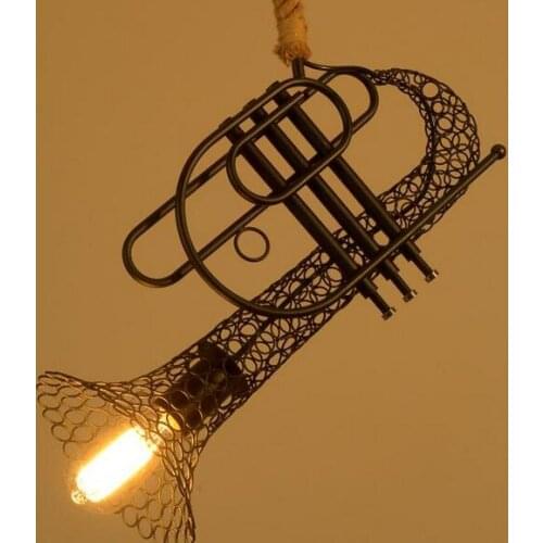 50CM Vintage industrial hemp clothing store creative American retro pendant light Bar Cafe decoration pendant lamp