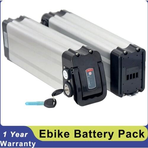48Volt E-Bike Silver Fish Battery Pack 10Ah 13Ah 17.5Ah 16Ah Lithium Batteria For Fat City Bike 500W 750W 1000W Electric Bicycle